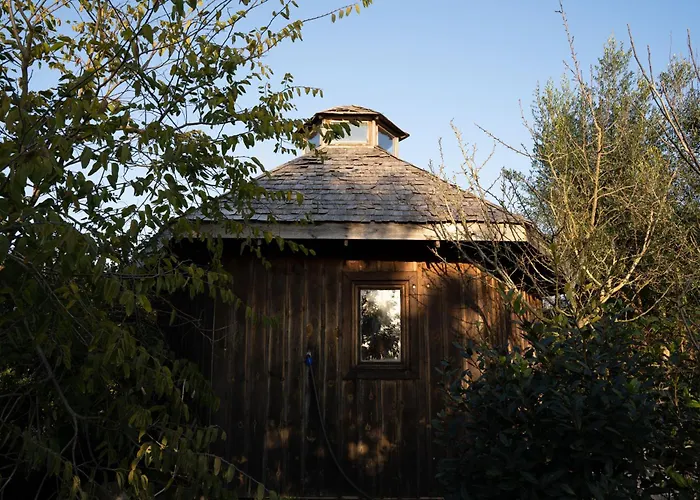 Tinyhouse Hexagonal In Organic Farm Feriepark
